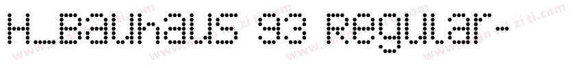 H_Bauhaus 93 Regular字体转换